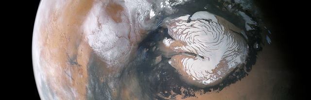 Mars polar cap